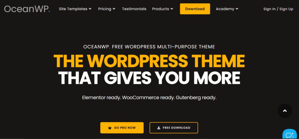 Well-Designed WordPress Themes OceanWP